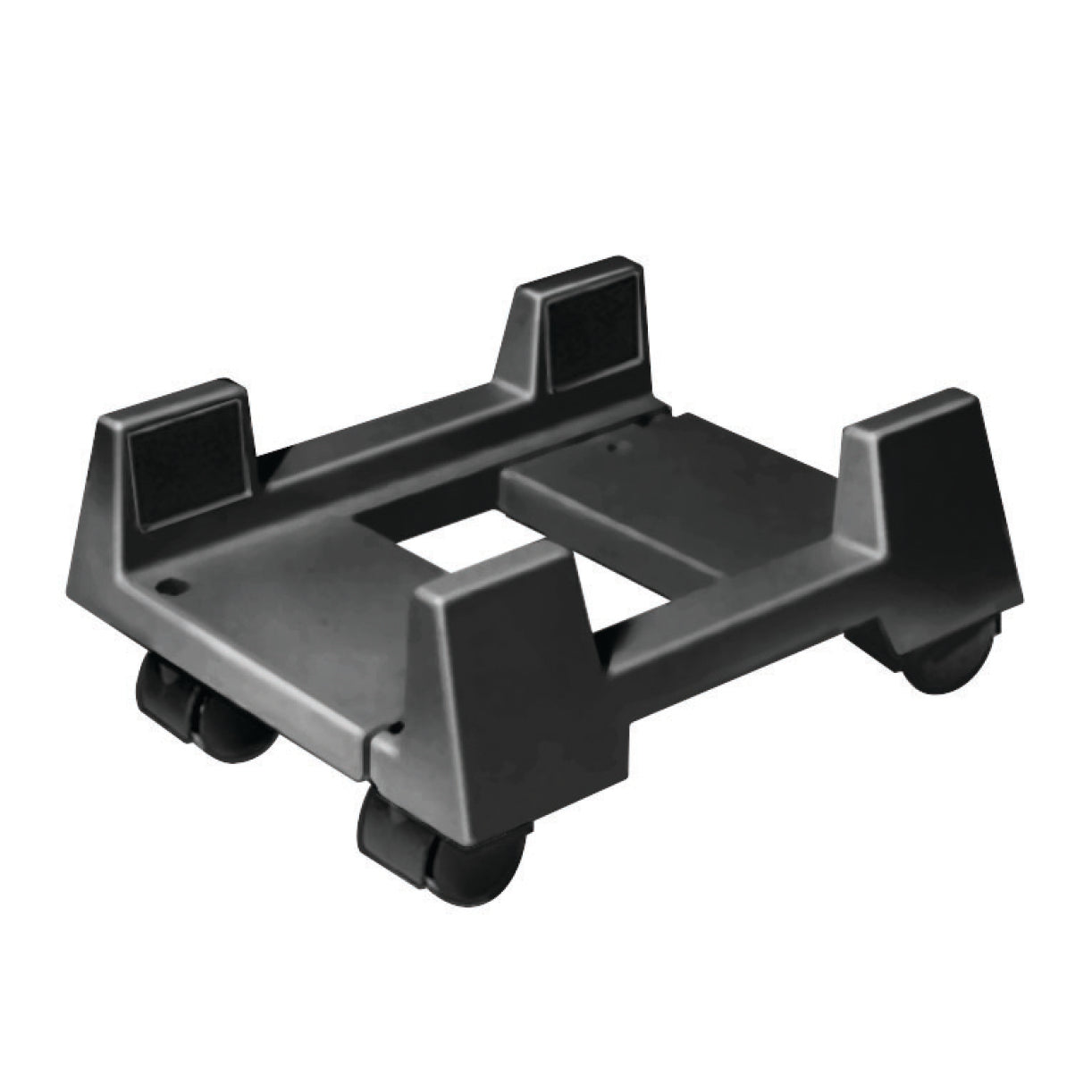 Support tour pour processeur mobile DAC® MP-63-BLK avec roulettes, noir