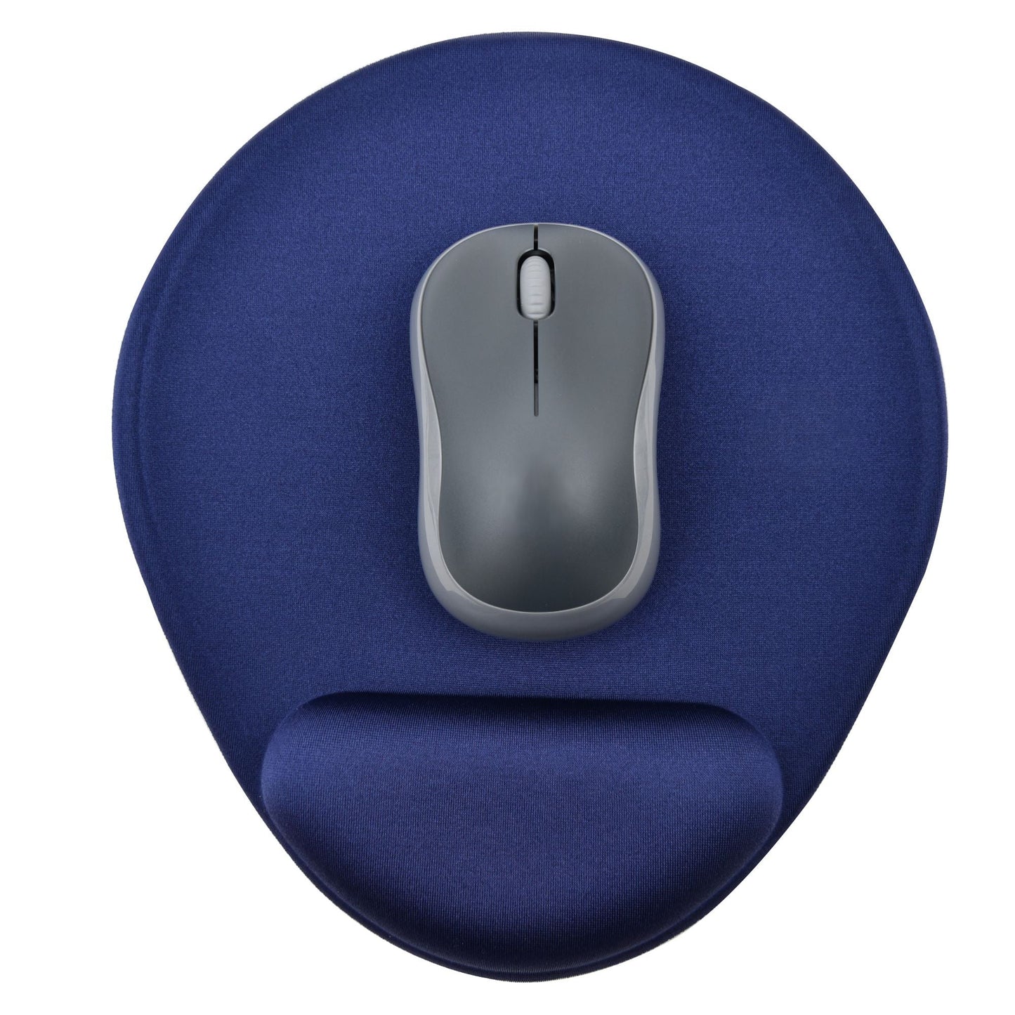 Tapis de souris DAC® MP-127 Super-Gel « Mini Round » avec support de paume, bleu