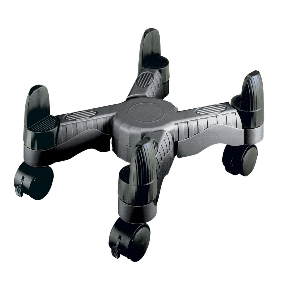 Support de tour de processeur mobile de type ciseaux DAC® MP-64-BLK avec roulettes, noir