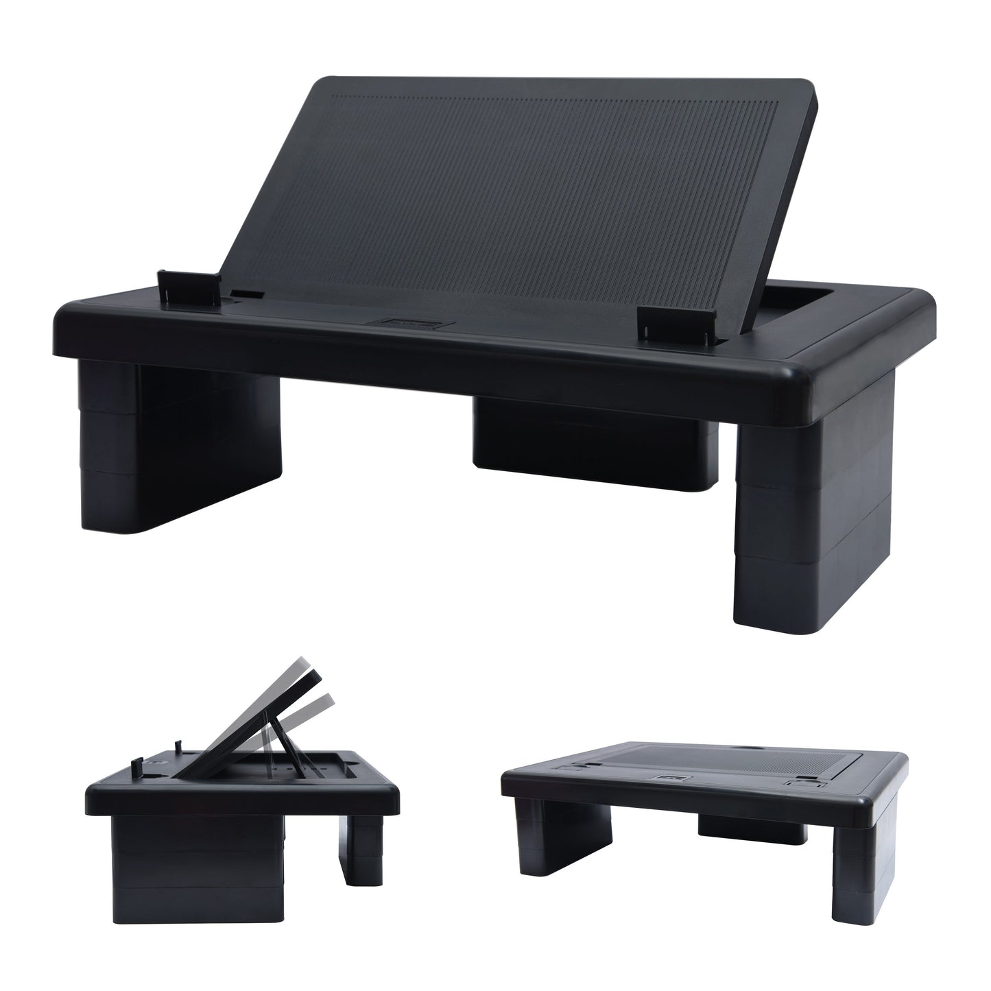 DAC® Stax MP-219 Moniteur convertible réglable en hauteur et en angle, ordinateur portable, support d'imprimante