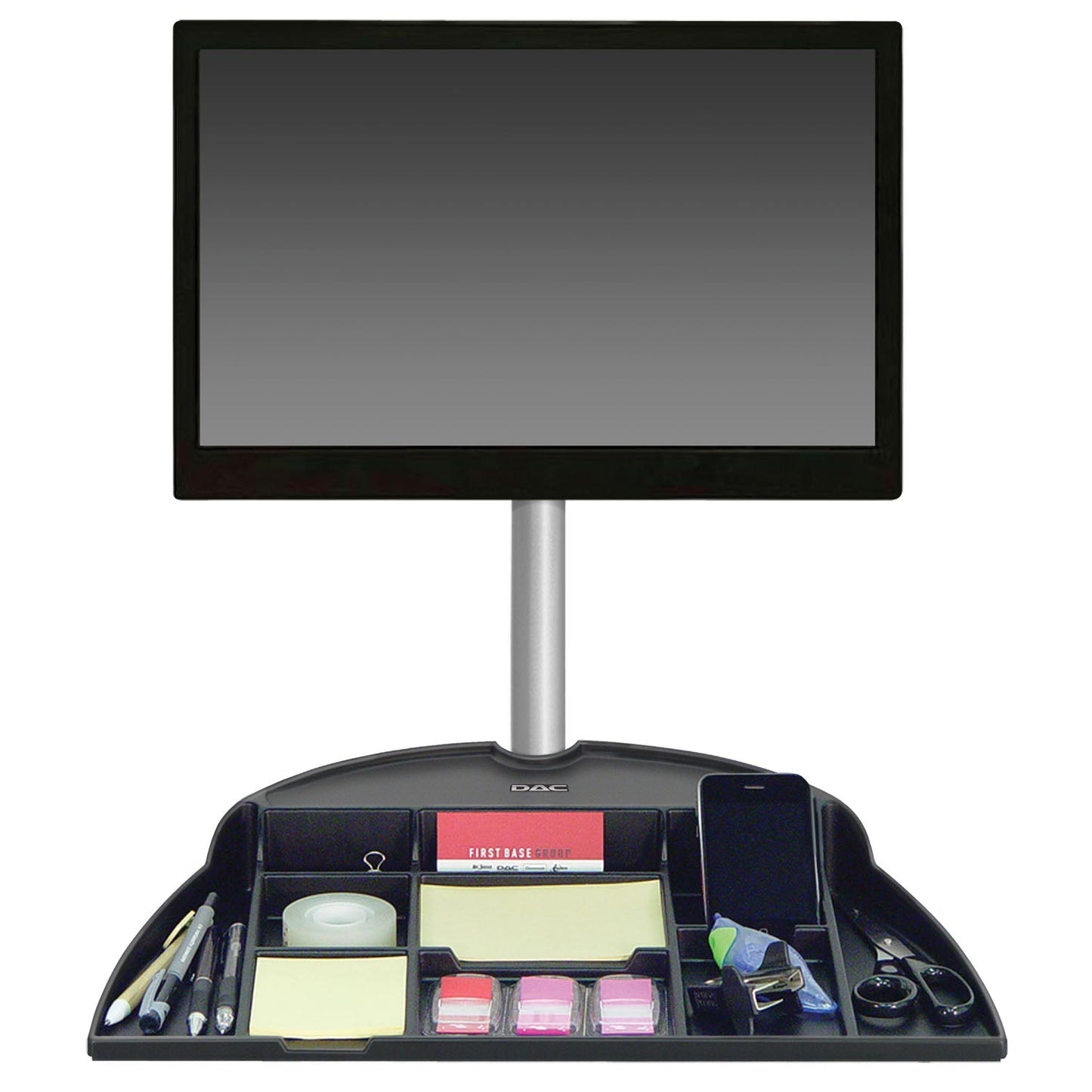 DAC® MP-204 Space Saver System Organizer Tray For Monitor Arms computer tray desk organizer to attach to monitor arm