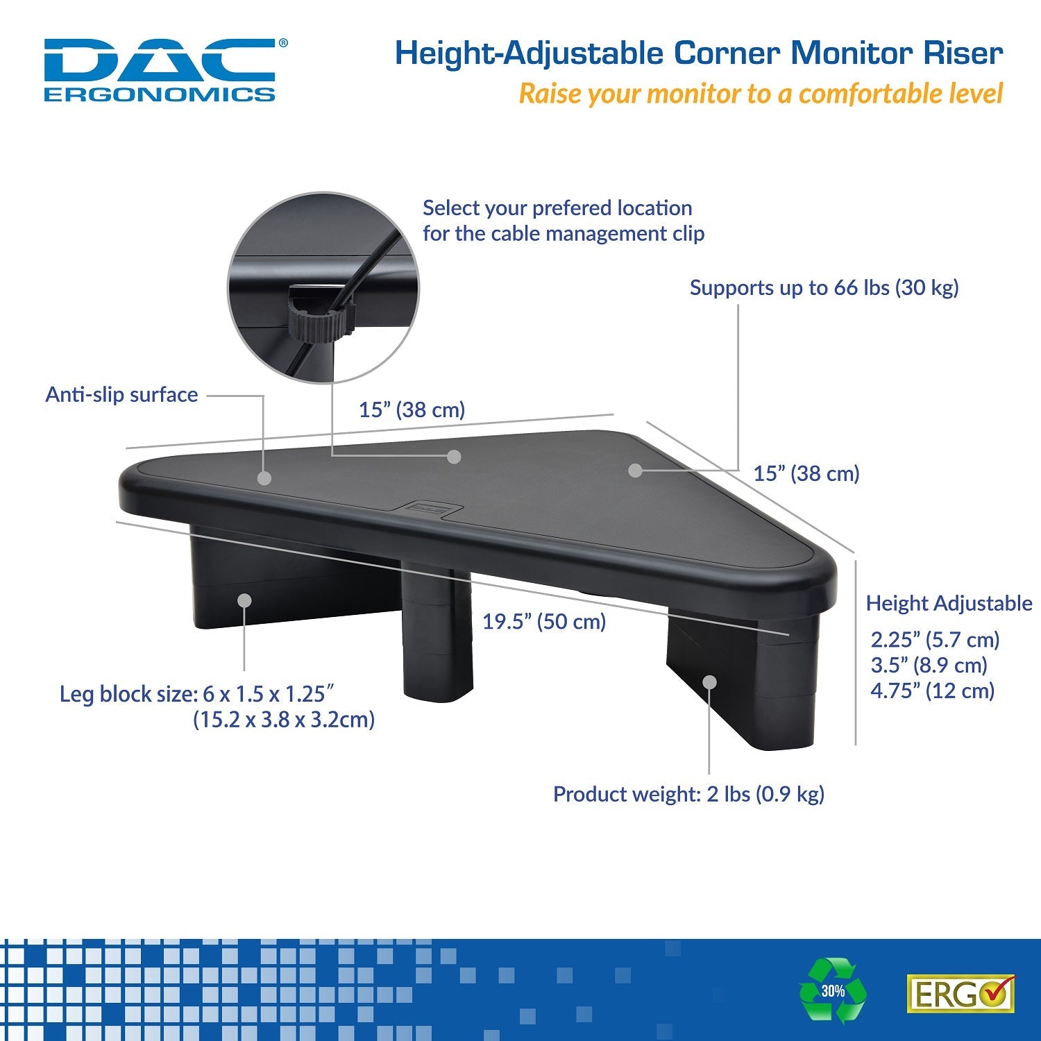 Dac Monitor Riser Blocks DAC Ergonomics